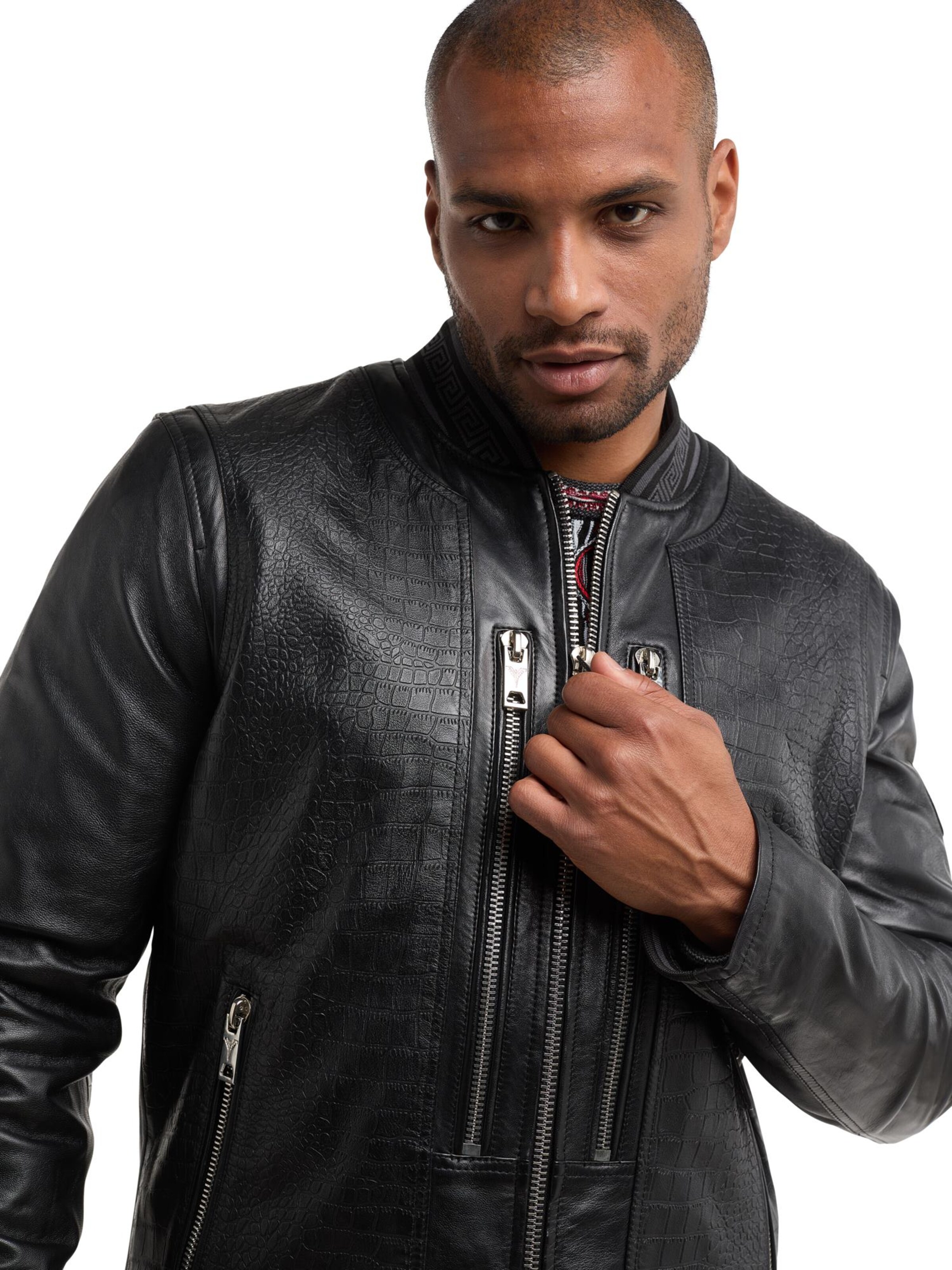 Carlo Colucci Between-season jacket ' Daum ' in Black