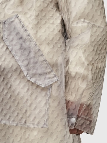 THE ODDS Functionele mantel 'Print Raincoat/ LMTD edition' in Wit