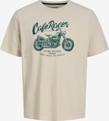 JJ Rebel Majica 'JREBMATHEO' | bež barva: sprednja stran