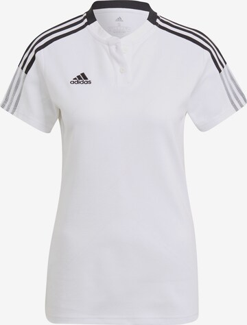 T-shirt fonctionnel ADIDAS SPORTSWEAR en blanc : devant