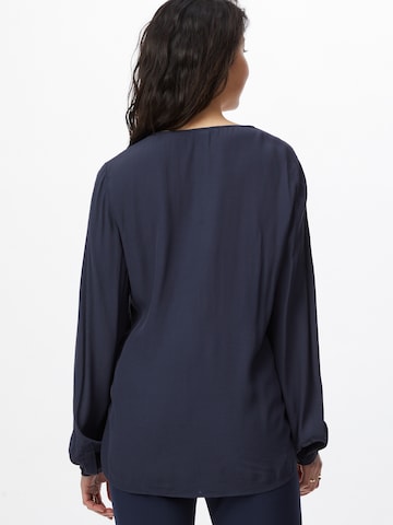 Camicia da donna 'Marocain' di ESPRIT in blu