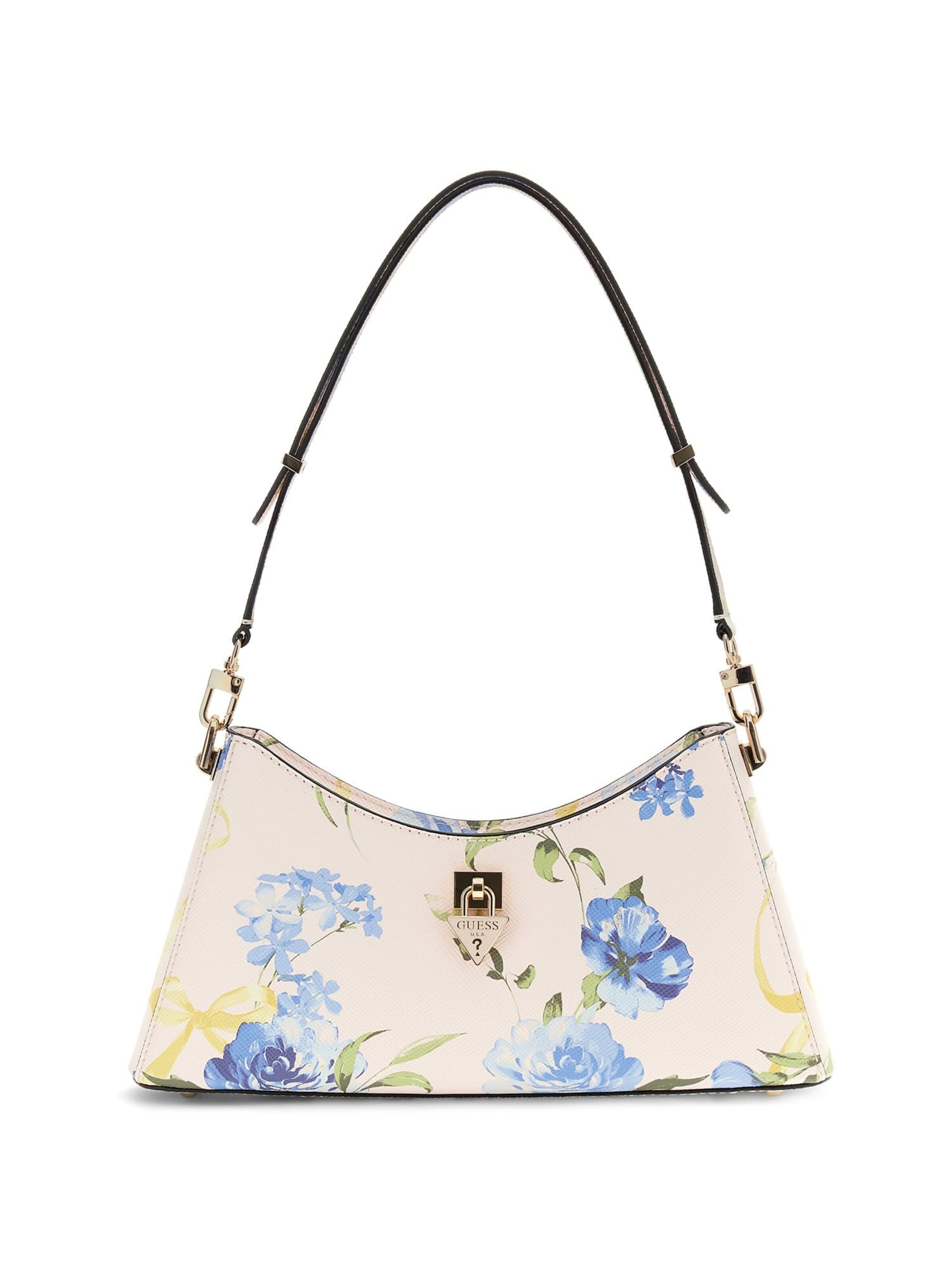 GUESS Schultertasche 'Patsie' in Beige: Vorderseite