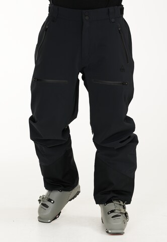 SOS Regular Weatherproof pants 'Silverton' in Black: front