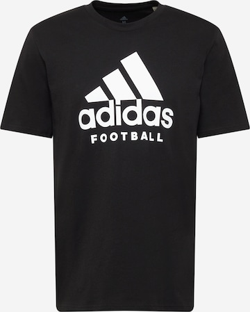 ADIDAS SPORTSWEAR Funktsionaalne särk ' Logo', värv must: eest vaates