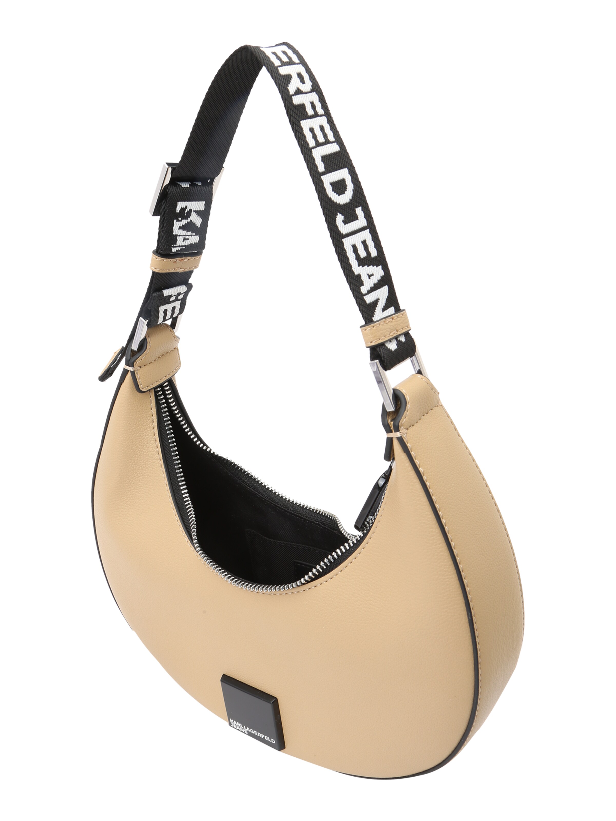 KARL LAGERFELD JEANS Skuldertaske i beige