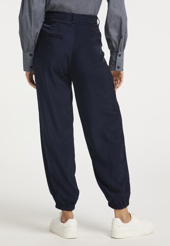 Tapered Pantaloni cu buzunare de la usha BLUE LABEL pe albastru