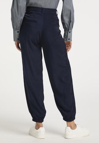 Effilé Pantalon cargo usha BLUE LABEL en bleu