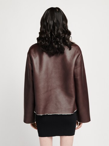 Casa Mara Winter jacket 'Kavaj' in Brown: back