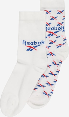 balts Reebok Zeķes: no priekšpuses