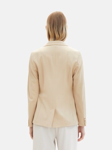 TOM TAILOR Blazer 'Classic' in Beige