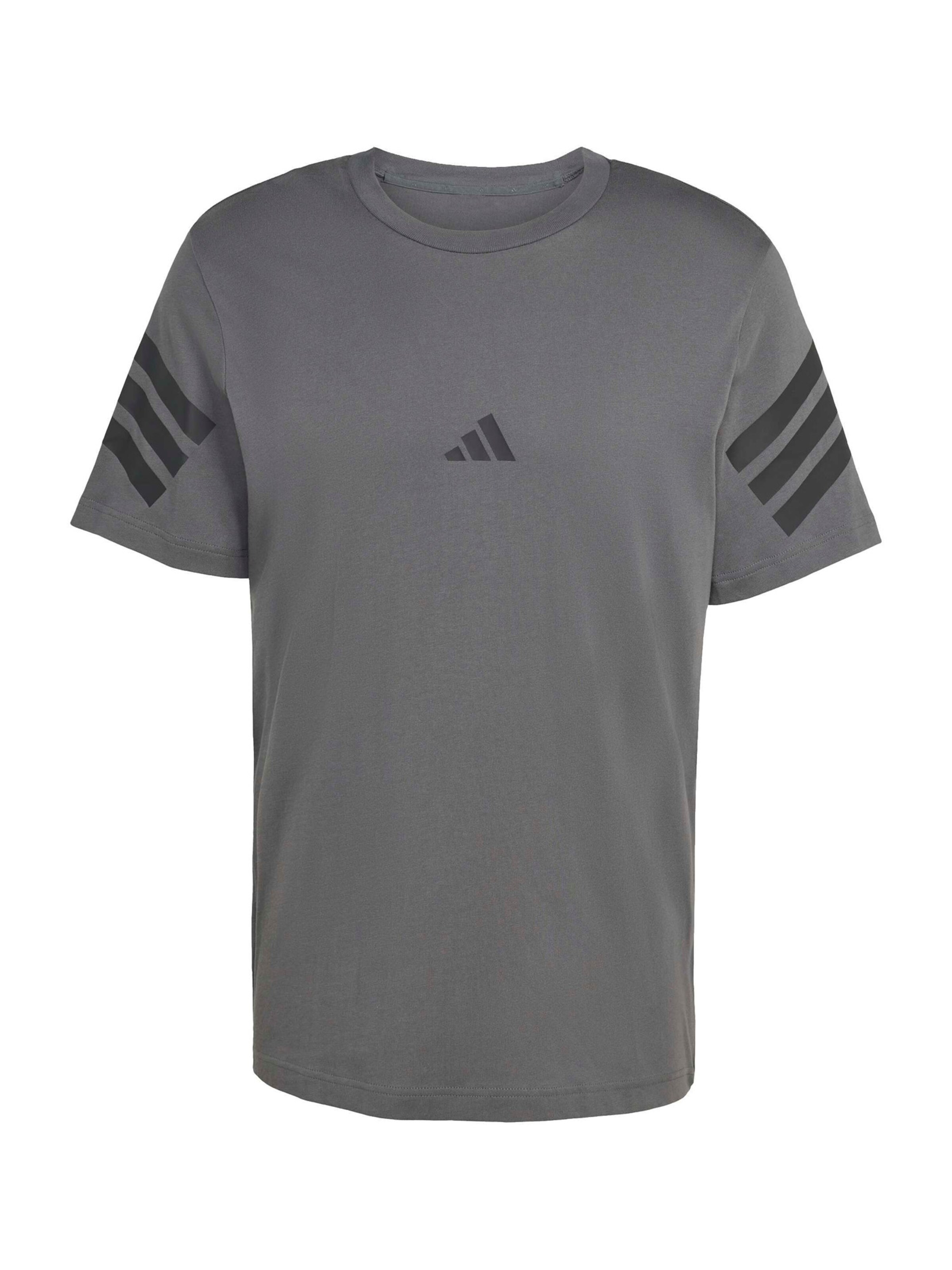 ADIDAS SPORTSWEAR Λειτουργικό μπλουζάκι 'Future Icons 3S' σε γκρι: μπροστά