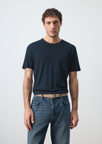 MANGO MAN Shirt 'Liman' in Blue: front