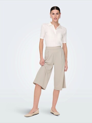 JDY Regular Pleat-Front Pants 'JDYGEGGO' in Grey