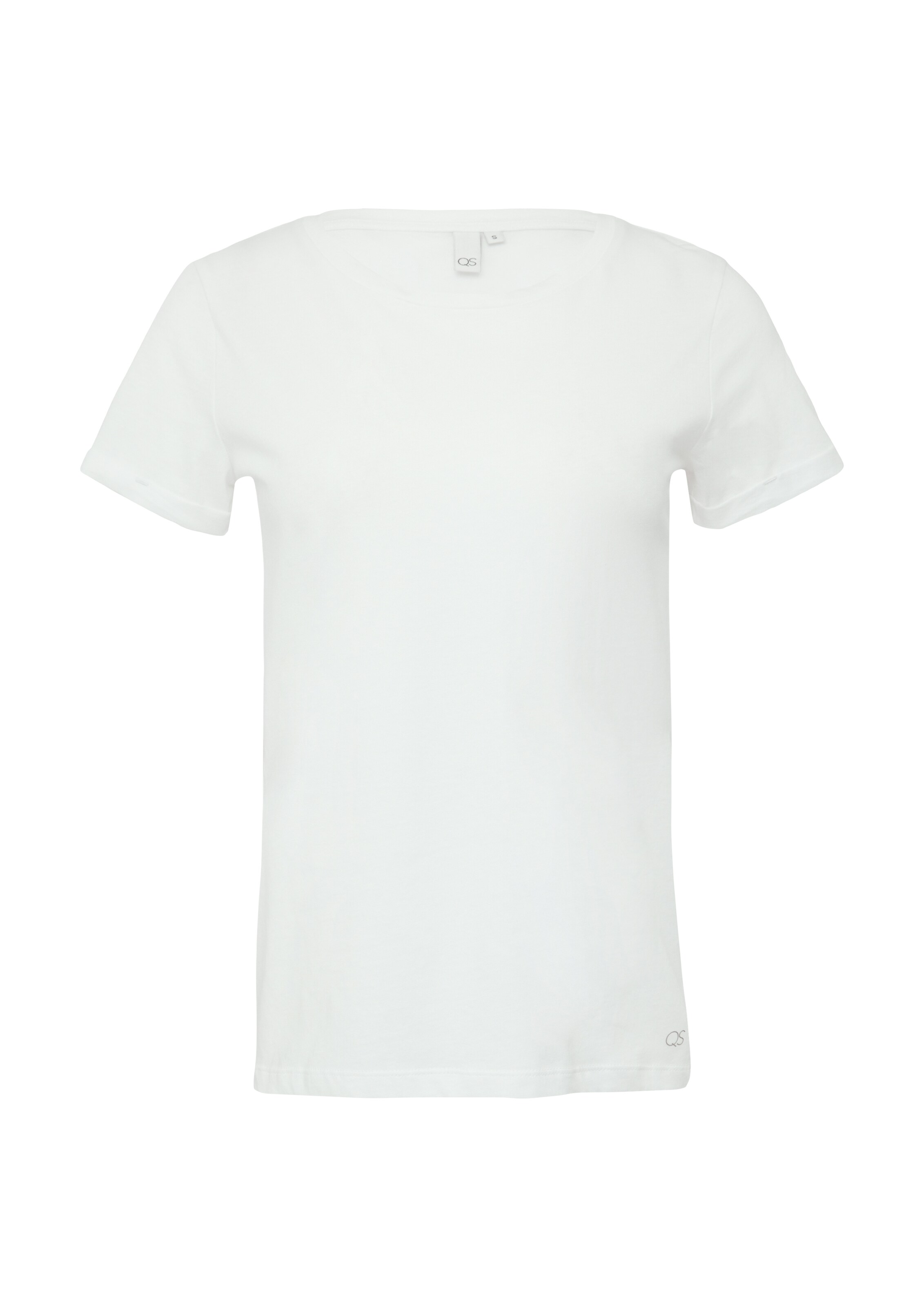 QS Shirt in White: front