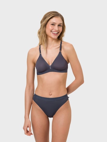 BeeDees Triangle Bra 'BH Microfun N' in Blue