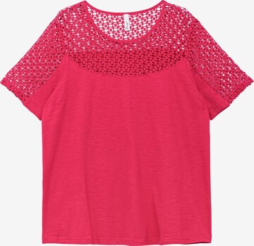 SHEEGO T-Shirt in Pink: predná strana