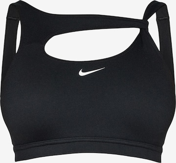 NIKE Спортивный бюстгальтер 'One' в Черный: спереди