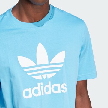 ADIDAS ORIGINALS Shirt 'Adicolor Trefoil' in Blauw