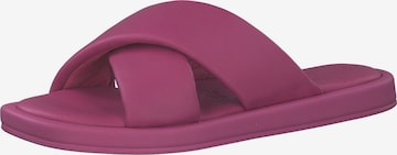 TAMARIS Mules in Pink: front