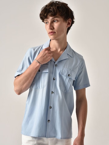 Antioch Comfort fit Overhemd 'Ruggero' in Blauw: voorkant