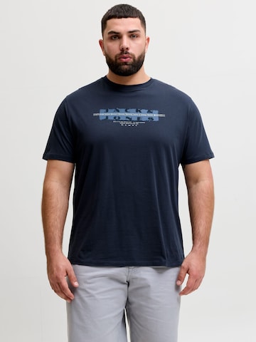 JACK & JONES - Camiseta en azul: frente
