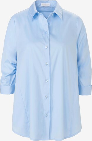 St. Emile Blouse in Blauw: voorkant