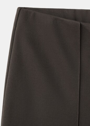 MANGO - Loosefit Pantalón 'BRIN' en marrón