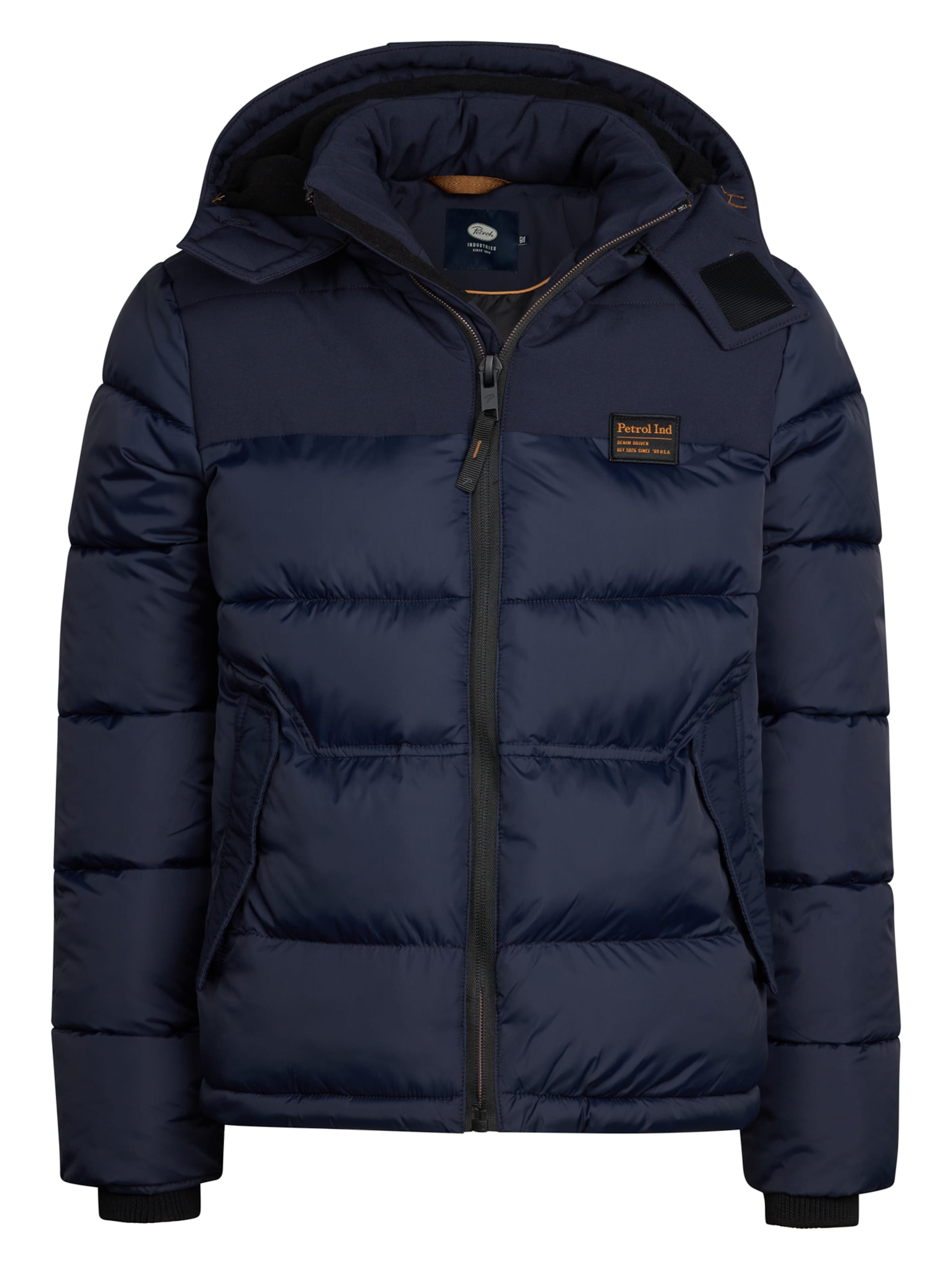 Petrol Industries Between-season jacket in Blue: front