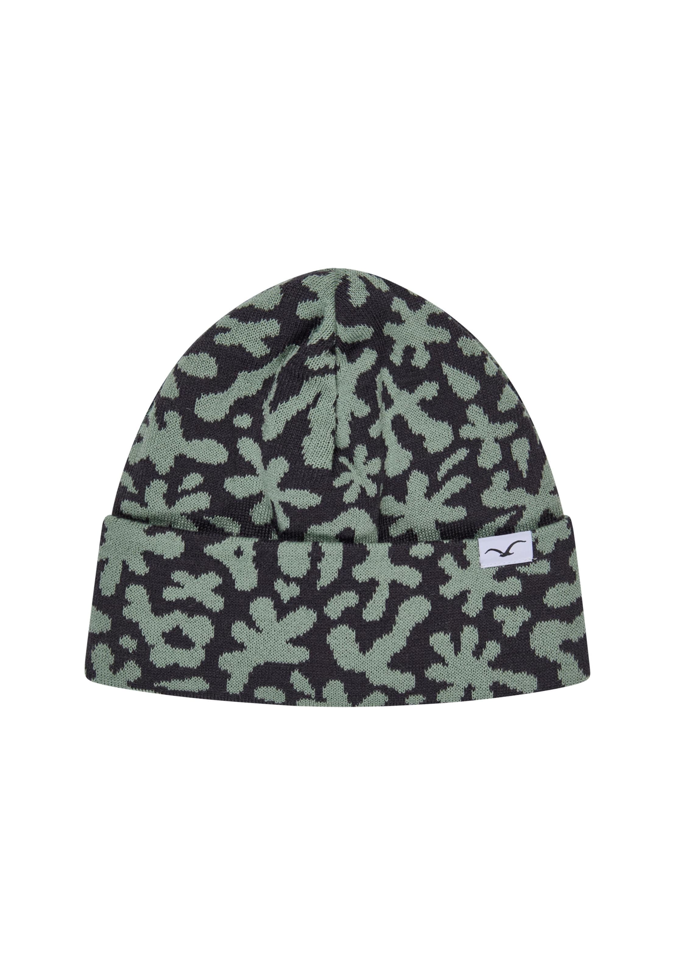 Cleptomanicx Beanie 'Oh!' in Blue: front