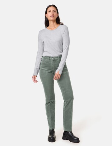 GERRY WEBER Flared Hose 'Mar꞉lie' in Grün