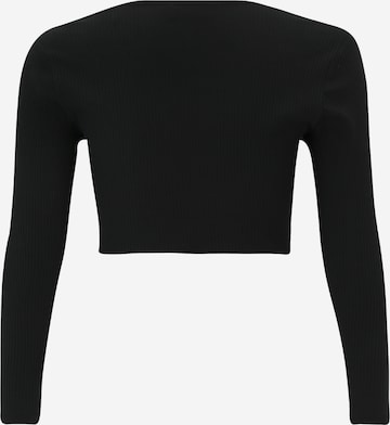 Guido Maria Kretschmer Curvy - Camiseta 'Panthea' en negro: atrás