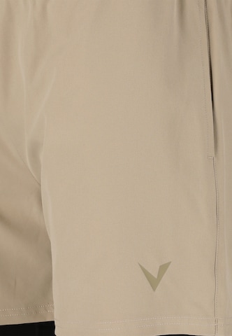 Virtus Regular Workout Pants 'Zayne V2' in Beige