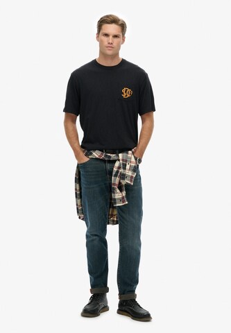 Superdry & Co Shirt 'The Merchant Store' in Zwart