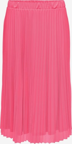 ONLY Carmakoma Rok 'SKY ' in Rood: voorkant