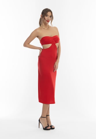 faina Платье в Красный: спереди