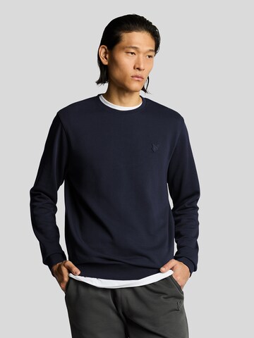 Lyle & Scott Sweatshirt in Blauw: voorkant