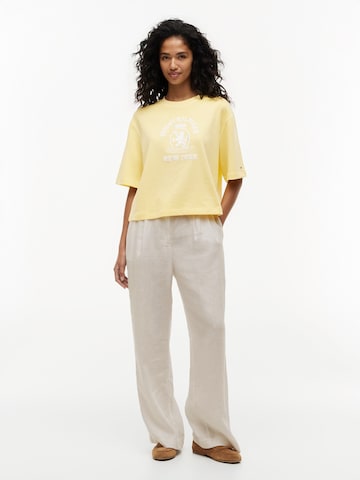 TOMMY HILFIGER Μπλουζάκι σε κίτρινο