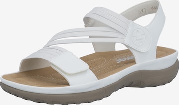 Rieker Sandali | bela barva: sprednja stran
