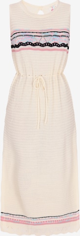 balts IZIA Adīta kleita: no priekšpuses