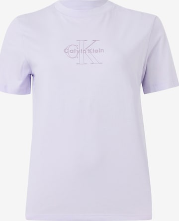 T-shirt 'CLASSIC' Calvin Klein Jeans en violet : devant
