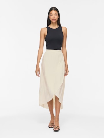 VILA Skirt 'VIPlis' in White: front