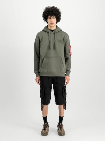 ALPHA INDUSTRIES Regular Pants in Black: front