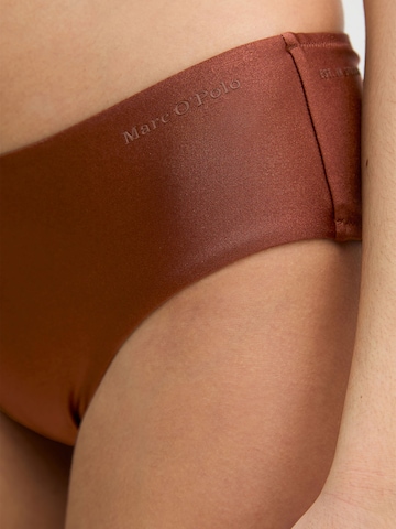 Bas de bikini ' Shiny ' Marc O'Polo en marron