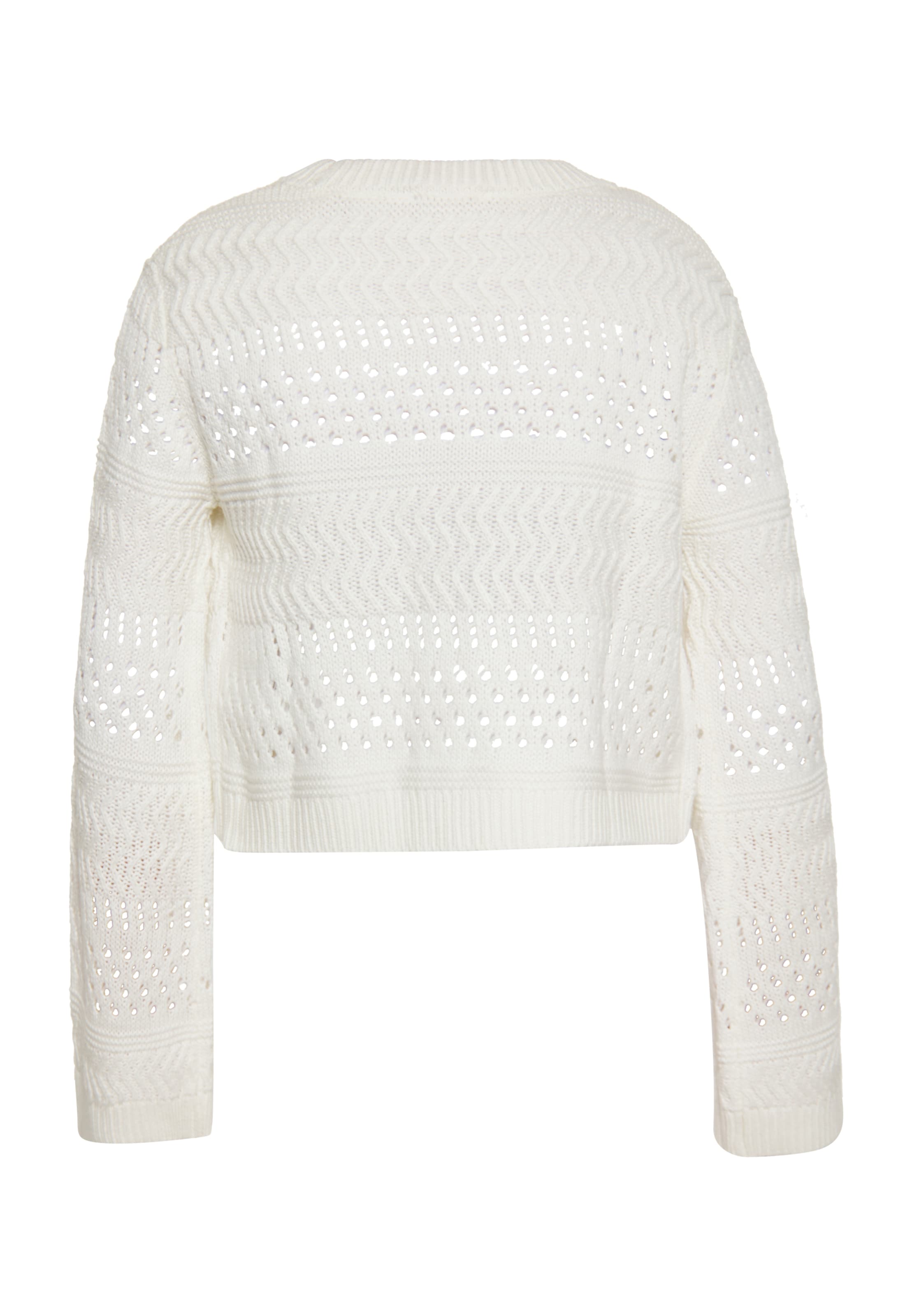MYMO Вязаная кофта в Белый