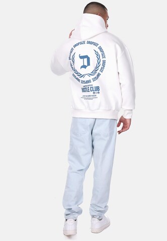 Dropsize Sweatshirt 'Hustle Club' in White