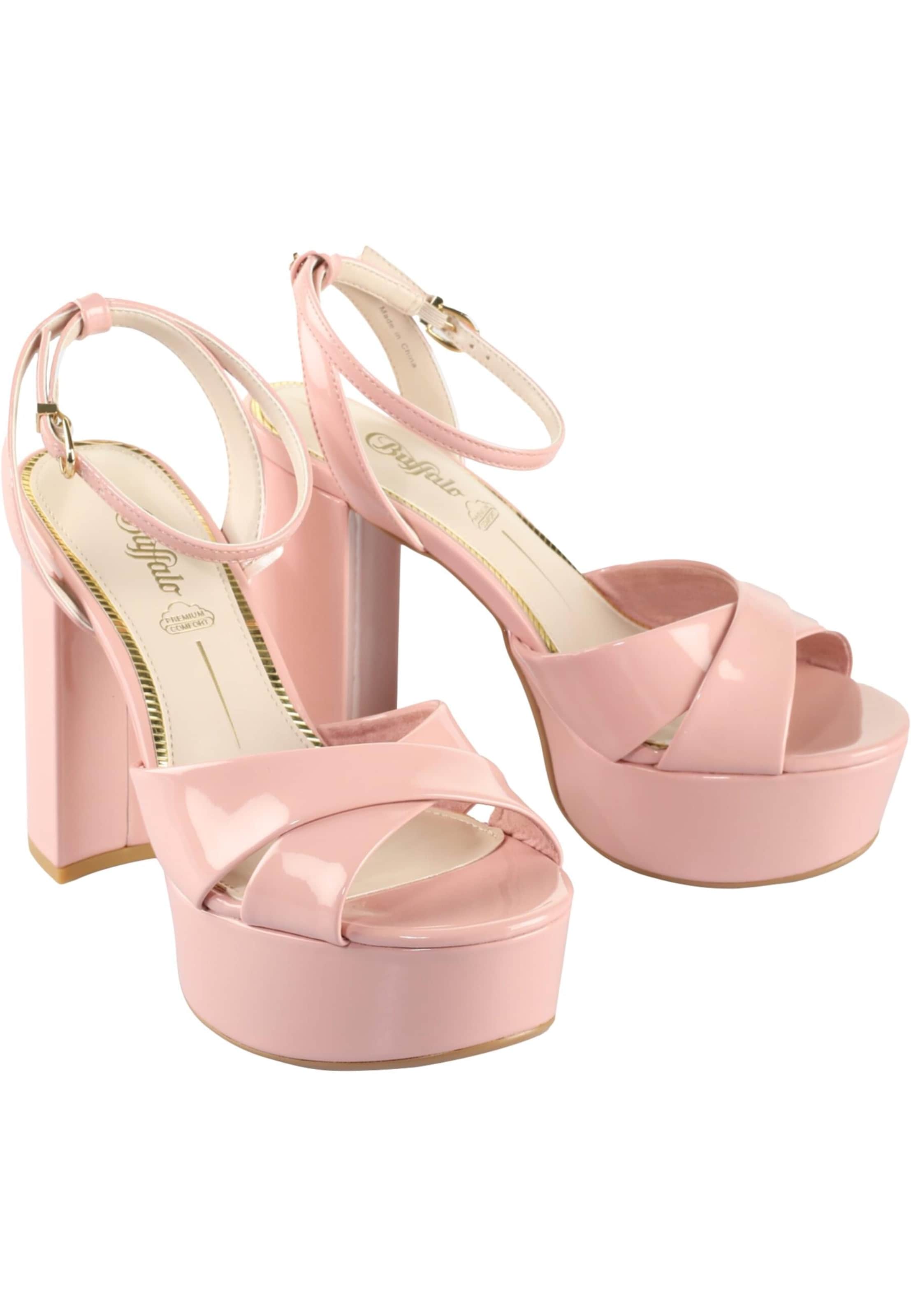 BUFFALO - Sandalias 'JESSIE' en rosa: frente