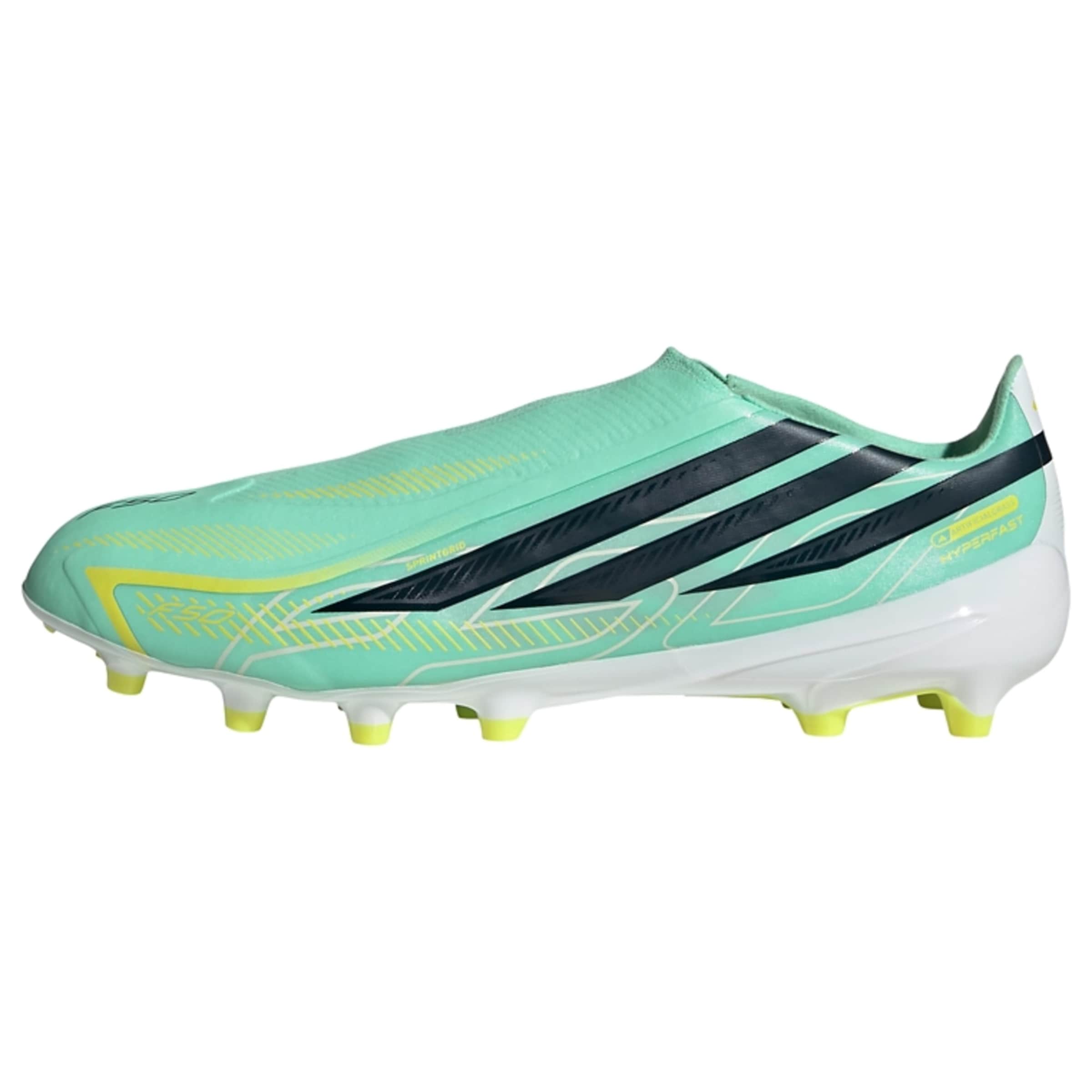 ADIDAS PERFORMANCE Soccer shoe 'F50 Hyperfast League' in Green: front