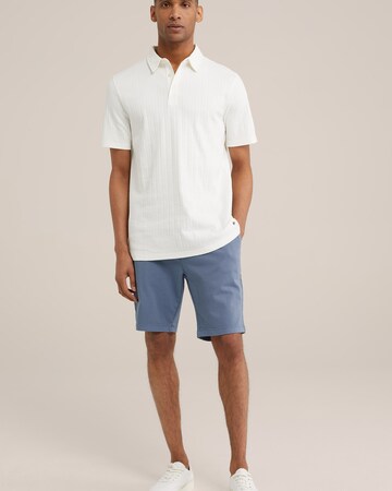 Coupe slim Pantalon chino WE Fashion en bleu