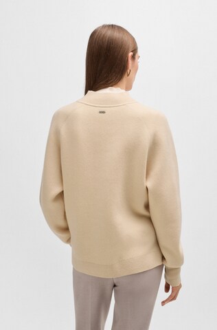 BOSS Sweater 'Fariola' in Beige