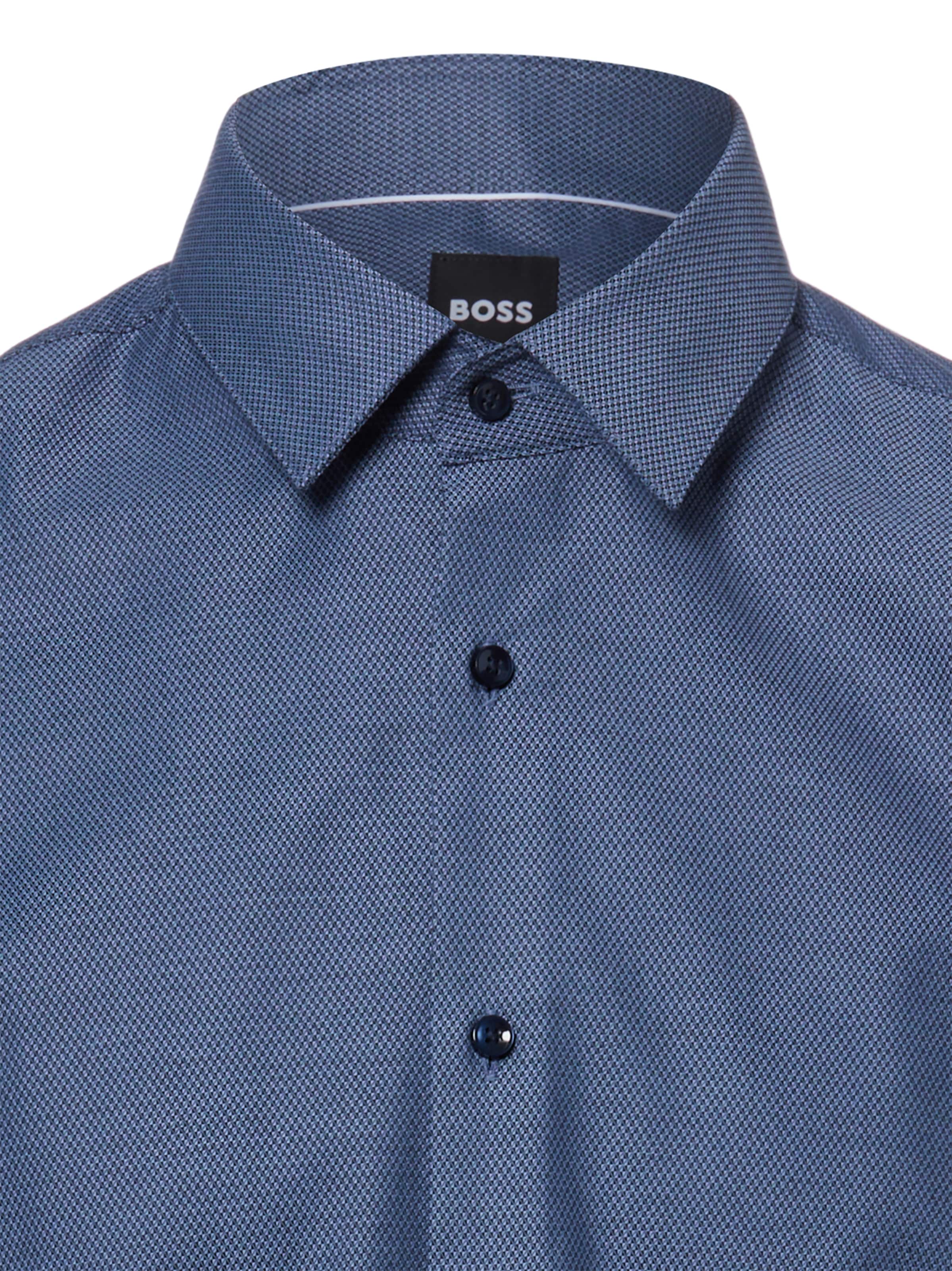 BOSS Slim fit Button Up Shirt in Blue